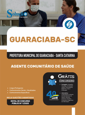 Apostila Prefeitura de Guaraciaba - SC 2025 - Agente Comunitário de Saúde - Imagem 3