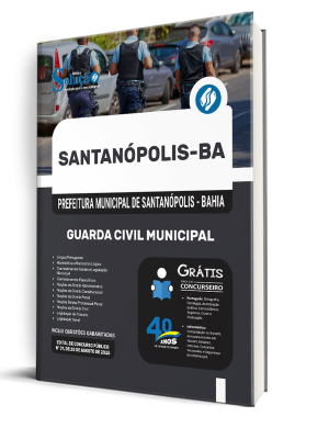Apostila Prefeitura de Santanópolis-BA 2025 - Guarda Civil Municipal - Imagem 2