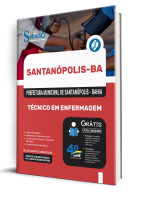Apostila Prefeitura de Santanópolis-BA 2025 - Técnico em Enfermagem - Imagem 2