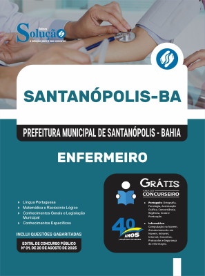 Apostila Prefeitura de Santanópolis-BA 2025 - Enfermeiro - Imagem 3