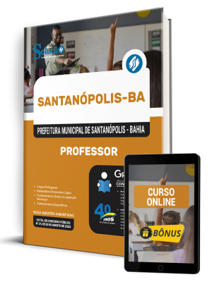 Apostila Prefeitura de Santanópolis-BA 2025 - Professor - Imagem 1
