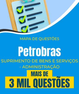 Mapa de Questões Online - Petrobras - Suprimento de Bens e Serviços - Administração - 3 Mil Questões - Imagem 1