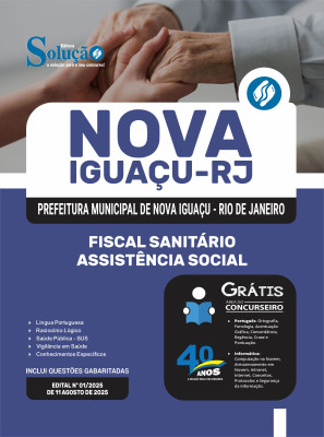 Apostila Prefeitura de Nova Iguaçu - RJ 2025 - Fiscal Sanitário - Assistência Social - Imagem 3