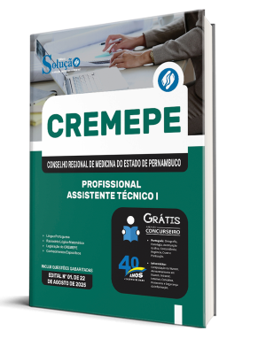 Apostila CREMEPE 2025 - Profissional Assistente Técnico I - Imagem 2