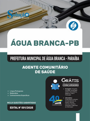 Apostila Prefeitura de Água Branca-PB 2025 - Agente Comunitário de Saúde - Imagem 3
