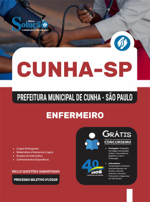 Apostila Prefeitura de Cunha-SP 2025 - Enfermeiro - Imagem 3