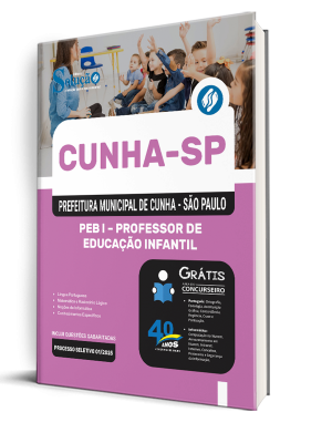 Apostila Prefeitura de Cunha-SP 2025 - PEB I - Professor de Educação Infantil - Imagem 2