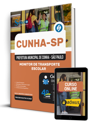 Apostila Prefeitura de Cunha-SP 2025 - Monitor de Transporte Escolar - Imagem 1