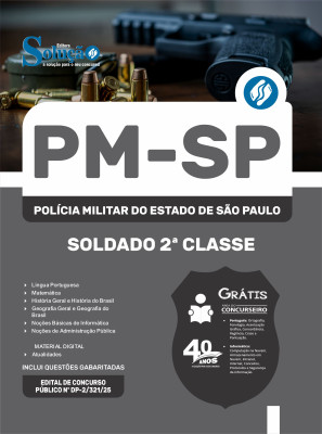 Apostila PM-SP 2025 em PDF - Soldado PM - 2ª Classe - Imagem 1