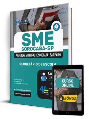 Apostila Prefeitura de Sorocaba - SP 2025 - Secretário de Escola - Imagem 1