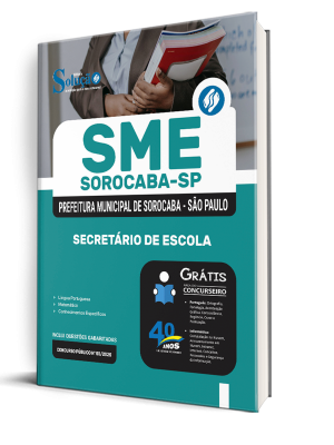 Apostila Prefeitura de Sorocaba - SP 2025 - Secretário de Escola - Imagem 2