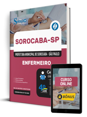 Apostila Prefeitura de Sorocaba - SP 2025 - Enfermeiro - Imagem 1