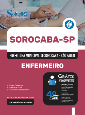 Apostila Prefeitura de Sorocaba - SP 2025 - Enfermeiro - Imagem 3