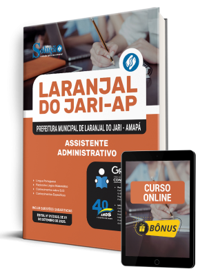 Apostila Prefeitura de Laranjal do Jari-AP 2025 - Assistente Administrativo - Imagem 1