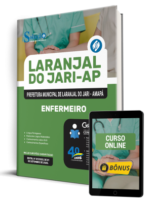 Apostila Prefeitura de Laranjal do Jari-AP 2025 - Enfermeiro - Imagem 1