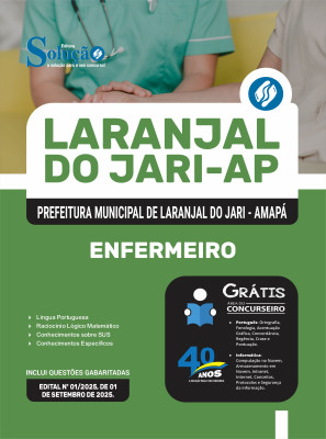 Apostila Prefeitura de Laranjal do Jari-AP 2025 - Enfermeiro - Imagem 3
