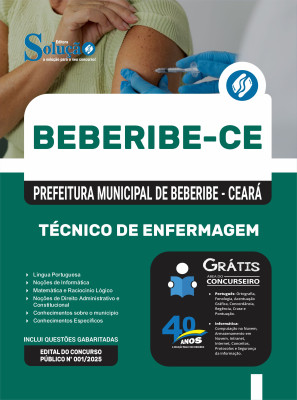 Apostila Prefeitura de Beberibe-CE 2025 - Técnico de Enfermagem - Imagem 3
