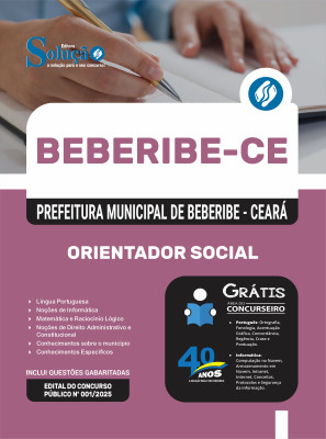 Apostila Prefeitura de Beberibe-CE 2025 - Orientador Social - Imagem 3