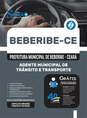 Apostila Prefeitura de Beberibe-CE 2025 - Agente Municipal de Trânsito e Transporte - Imagem 3