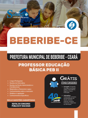 Apostila Prefeitura de Beberibe-CE 2025 - Professor Educação Básica PEB II - Imagem 3