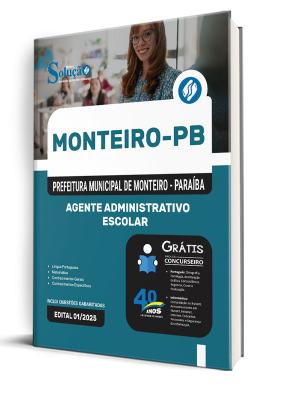 Apostila Prefeitura de Monteiro-PB 2025 - Agente Administrativo Escolar - Imagem 2