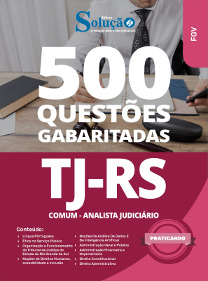 Caderno de Questões TJ-RS - Comum - Analista Judiciário 500 Questões Gabaritadas - Imagem 2