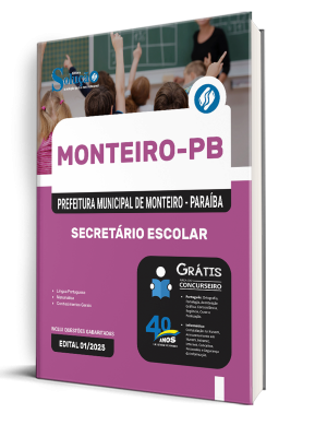 Apostila Prefeitura de Monteiro-PB 2025 - Secretário Escolar - Imagem 2