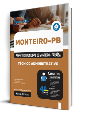 Apostila Prefeitura de Monteiro-PB 2025 - Técnico Administrativo - Imagem 2