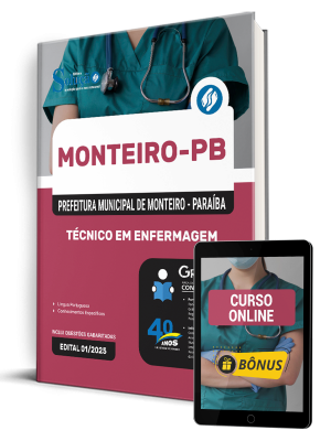 Apostila Prefeitura de Monteiro-PB 2025 - Técnico em Enfermagem - Imagem 1