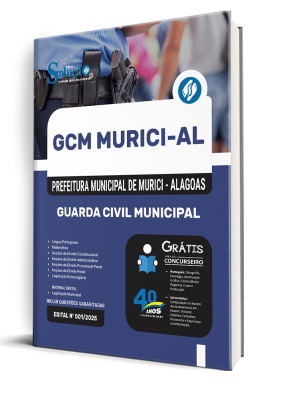Apostila Prefeitura de Murici-AL 2025 - Guarda Municipal - Imagem 2