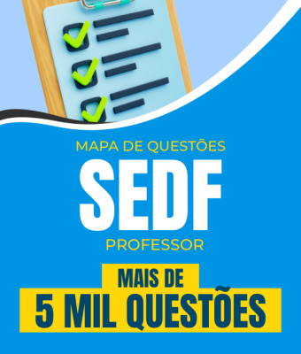 Mapa de Questões Online - SEDF - Professor de Educação Básica - Conhecimentos Comuns - 5 Mil Questões - Imagem 1