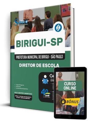 Apostila Prefeitura de Birigui - SP 2025 - Diretor de Escola - Imagem 1