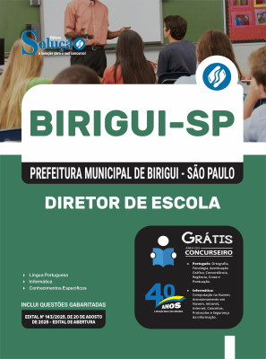Apostila Prefeitura de Birigui - SP 2025 - Diretor de Escola - Imagem 3