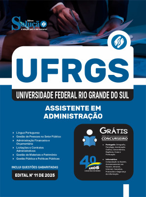 Apostila UFRGS 2025 - Assistente em Administração - Imagem 3