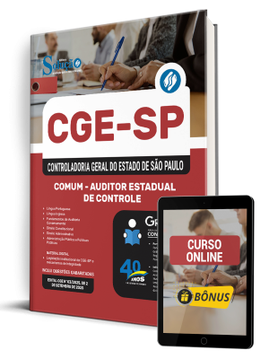 Apostila CGE-SP 2025 - Auditor Estadual de Controle - Comum - Imagem 1