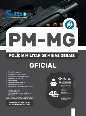 Apostila PM-MG 2025 em PDF - Oficial - Imagem 1