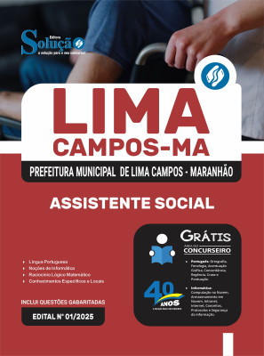 Apostila Prefeitura de Lima Campos-MA 2025 - Assistente Social - Imagem 3