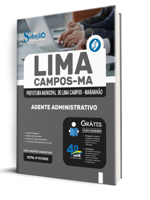 Apostila Prefeitura de Lima Campos-MA 2025 - Agente Administrativo - Imagem 2