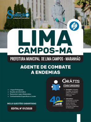 Apostila Prefeitura de Lima Campos-MA 2025 - Agente de Combate a Endemias - Imagem 3