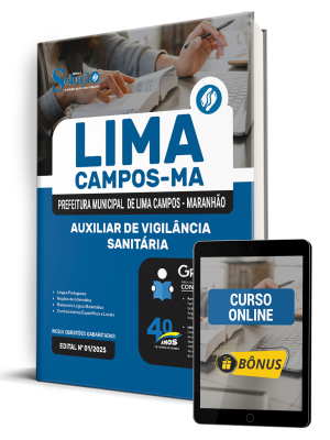 Apostila Prefeitura de Lima Campos-MA 2025 - Auxiliar de Vigilância Sanitária - Imagem 1