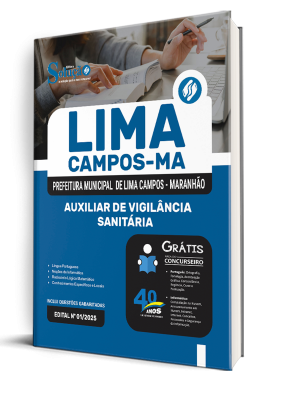 Apostila Prefeitura de Lima Campos-MA 2025 - Auxiliar de Vigilância Sanitária - Imagem 2