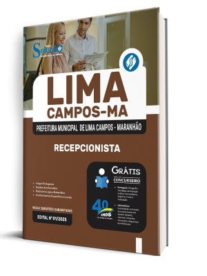 Apostila Prefeitura de Lima Campos-MA 2025 - Recepcionista - Imagem 2