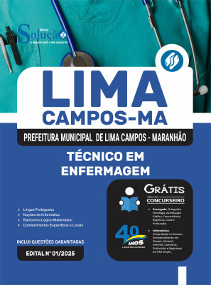 Apostila Prefeitura de Lima Campos-MA 2025 - Técnico em Enfermagem - Imagem 3