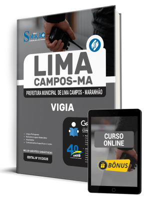 Apostila Prefeitura de Lima Campos-MA 2025 - Vigia - Imagem 1