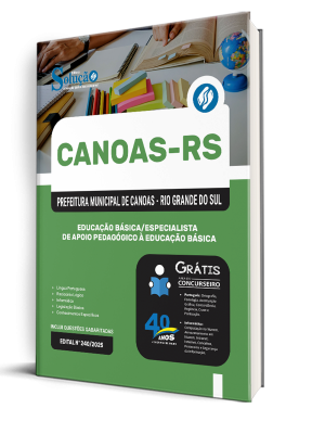 Apostila Prefeitura de Canoas-RS 2025 - Especialista de Educação Básica/Especialista de Apoio Pedagógico à Educação Básica - Imagem 2
