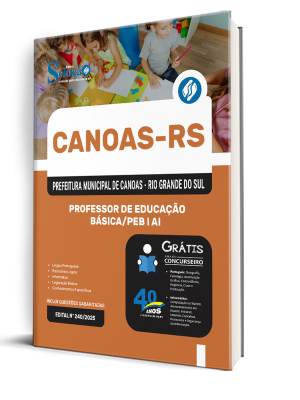 Apostila Prefeitura de Canoas-RS 2025 - Professor de Educação Básica/PEB I AI - Imagem 2