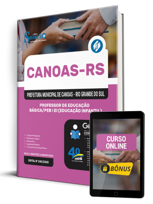 Apostila Prefeitura de Canoas-RS 2025 - Professor de Educação Básica/PEB I EI (Educação Infantil) - Imagem 1