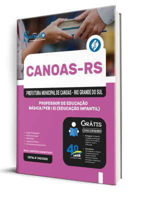 Apostila Prefeitura de Canoas-RS 2025 - Professor de Educação Básica/PEB I EI (Educação Infantil) - Imagem 2