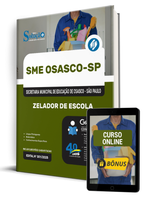 Apostila SME-Osasco-SP 2025 - Zelador de Escola - Imagem 1