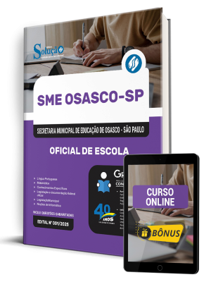 Apostila SME-Osasco-SP 2025 - Oficial de Escola - Imagem 1